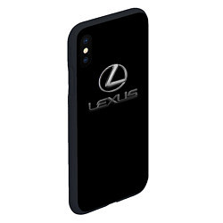 Чехол iPhone XS Max матовый Lexus brend sport, цвет: 3D-черный — фото 2