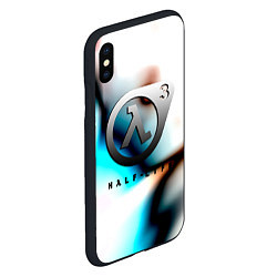 Чехол iPhone XS Max матовый Half life 3 is coming, цвет: 3D-черный — фото 2