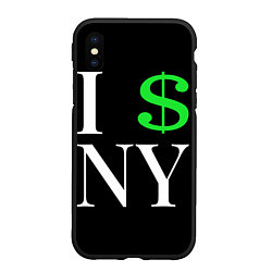 Чехол iPhone XS Max матовый I steal NY - Payday 3, цвет: 3D-черный