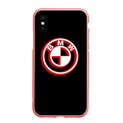 Чехол iPhone XS Max матовый Bmw fire car, цвет: 3D-баблгам