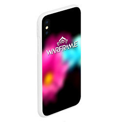 Чехол iPhone XS Max матовый Warframe true color, цвет: 3D-белый — фото 2