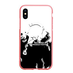 Чехол iPhone XS Max матовый Kojima Productions black flame, цвет: 3D-баблгам