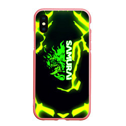 Чехол iPhone XS Max матовый Samurai toxic games, цвет: 3D-баблгам