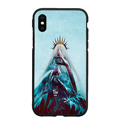 Чехол iPhone XS Max матовый Within Temptation ritual, цвет: 3D-черный