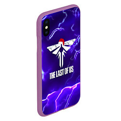 Чехол iPhone XS Max матовый The last of us storm ney year, цвет: 3D-фиолетовый — фото 2