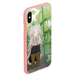 Чехол iPhone XS Max матовый Sousou no Frieren Фрирен Frog, цвет: 3D-баблгам — фото 2