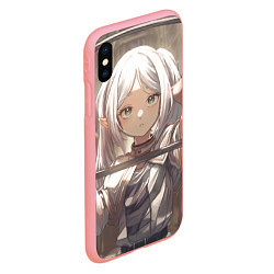 Чехол iPhone XS Max матовый Sousou no Frieren books, цвет: 3D-баблгам — фото 2