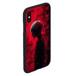 Чехол iPhone XS Max матовый Kaneki Ken - Tokyo Ghoul, цвет: 3D-черный — фото 2