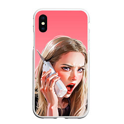 Чехол iPhone XS Max матовый Мем блондинка из фильма Дрянные девчонки