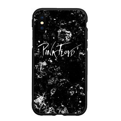 Чехол iPhone XS Max матовый Pink Floyd black ice