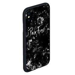 Чехол iPhone XS Max матовый Pink Floyd black ice, цвет: 3D-черный — фото 2