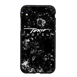 Чехол iPhone XS Max матовый Tokio Hotel black ice