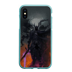 Чехол iPhone XS Max матовый Entity - Solo Leveling, цвет: 3D-мятный