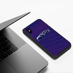 Чехол iPhone XS Max матовый Mercedes-Benz Vision AVTR, цвет: 3D-черный — фото 2