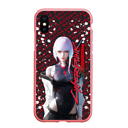 Чехол iPhone XS Max матовый Lucyna Kushinada - Cyberpunk: Edgerunners, цвет: 3D-баблгам