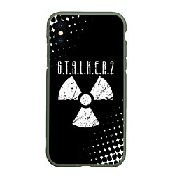 Чехол iPhone XS Max матовый Stalker: Shadow of Chernobyl радиоактивность