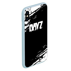 Чехол iPhone XS Max матовый Dayz текстура краски, цвет: 3D-голубой — фото 2