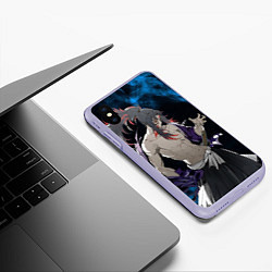 Чехол iPhone XS Max матовый Ёриичи Цугикуни Охотник за демонами, цвет: 3D-светло-сиреневый — фото 2
