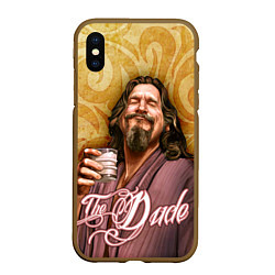 Чехол iPhone XS Max матовый The Big Lebowski dude