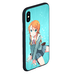 Чехол iPhone XS Max матовый Кирино Косака из OreImo, цвет: 3D-черный — фото 2