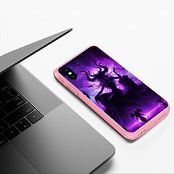 Чехол iPhone XS Max матовый Бог удовольствий Слаанеш нейросеть, цвет: 3D-баблгам — фото 2