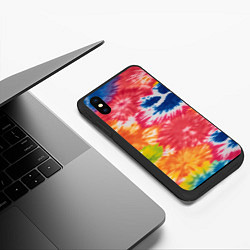 Чехол iPhone XS Max матовый Лапулькин, цвет: 3D-черный — фото 2