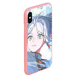 Чехол iPhone XS Max матовый Sousou no Frieren Фрирен beautiful smile, цвет: 3D-баблгам — фото 2