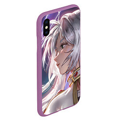 Чехол iPhone XS Max матовый Sousou no Frieren Фрирен beautiful, цвет: 3D-фиолетовый — фото 2