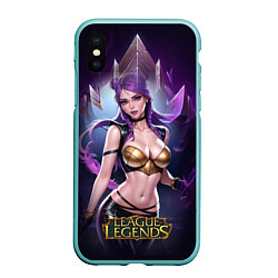 Чехол iPhone XS Max матовый League Of Legends Akali Kda