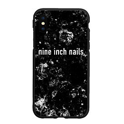 Чехол iPhone XS Max матовый Nine Inch Nails black ice