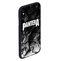 Чехол iPhone XS Max матовый Pantera black graphite, цвет: 3D-черный — фото 2