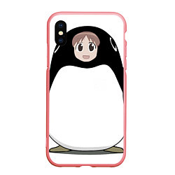 Чехол iPhone XS Max матовый Azumanga Daioh Тиё Михама, цвет: 3D-баблгам