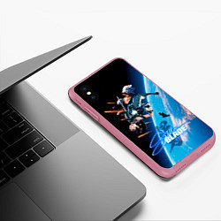 Чехол iPhone XS Max матовый Ева stellar blade, цвет: 3D-малиновый — фото 2