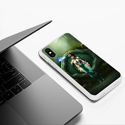 Чехол iPhone XS Max матовый Stellar Blade Eve girl, цвет: 3D-белый — фото 2