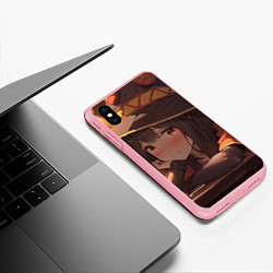 Чехол iPhone XS Max матовый Konosuba Мэгумин cute, цвет: 3D-баблгам — фото 2