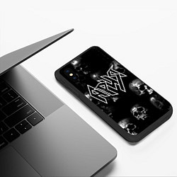 Чехол iPhone XS Max матовый Ария - рок группа, цвет: 3D-черный — фото 2