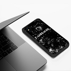 Чехол iPhone XS Max матовый DanMachi black ice, цвет: 3D-черный — фото 2