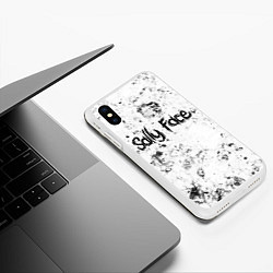 Чехол iPhone XS Max матовый Sally Face dirty ice, цвет: 3D-белый — фото 2