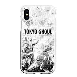 Чехол iPhone XS Max матовый Tokyo Ghoul white graphite, цвет: 3D-белый