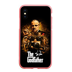 Чехол iPhone XS Max матовый Corleone family, цвет: 3D-баблгам