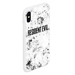 Чехол iPhone XS Max матовый Resident Evil dirty ice, цвет: 3D-белый — фото 2