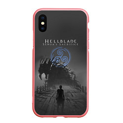 Чехол iPhone XS Max матовый Hellblade - Sign