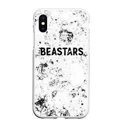 Чехол iPhone XS Max матовый Beastars dirty ice, цвет: 3D-белый