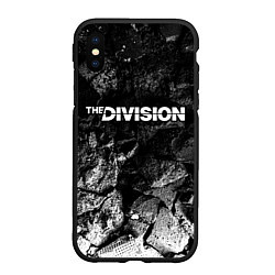 Чехол iPhone XS Max матовый The Division black graphite