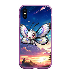 Чехол iPhone XS Max матовый Pokemon butterfree