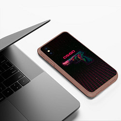Чехол iPhone XS Max матовый Five Seven скоростной зверь - CS:GO, цвет: 3D-коричневый — фото 2