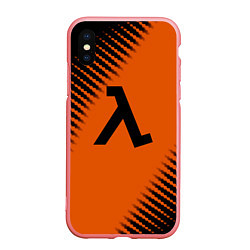 Чехол iPhone XS Max матовый Half life orange box, цвет: 3D-баблгам