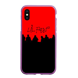 Чехол iPhone XS Max матовый Lil Peep band