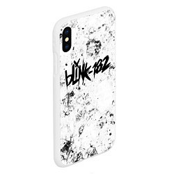 Чехол iPhone XS Max матовый Blink 182 dirty ice, цвет: 3D-белый — фото 2