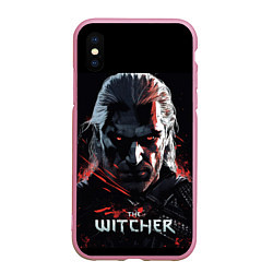 Чехол iPhone XS Max матовый The Witcher dark style